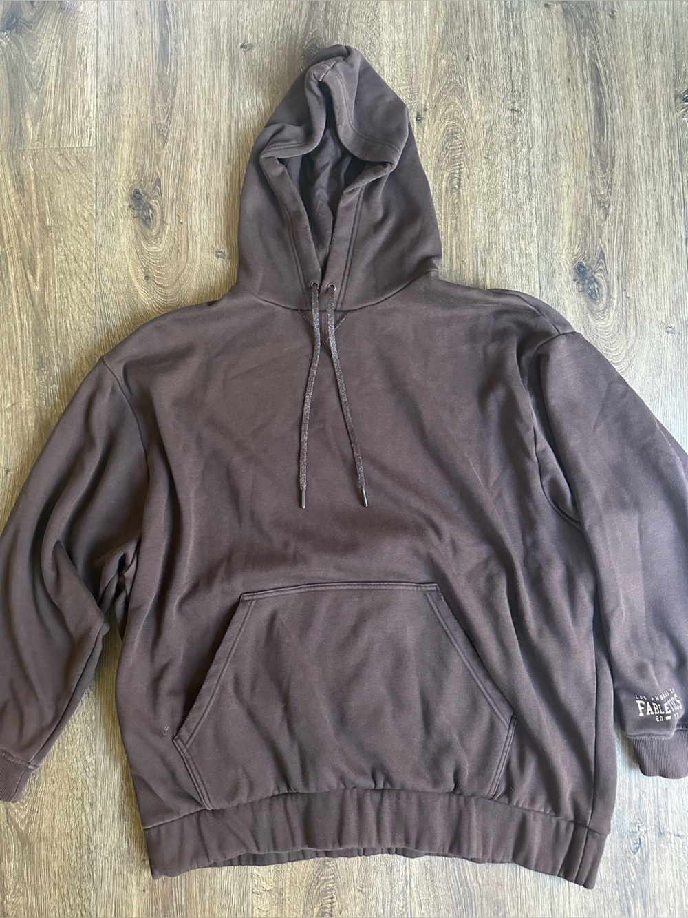 Fabletics Brown Hoodie Sweatshirt - Comfortable Casual Pullover